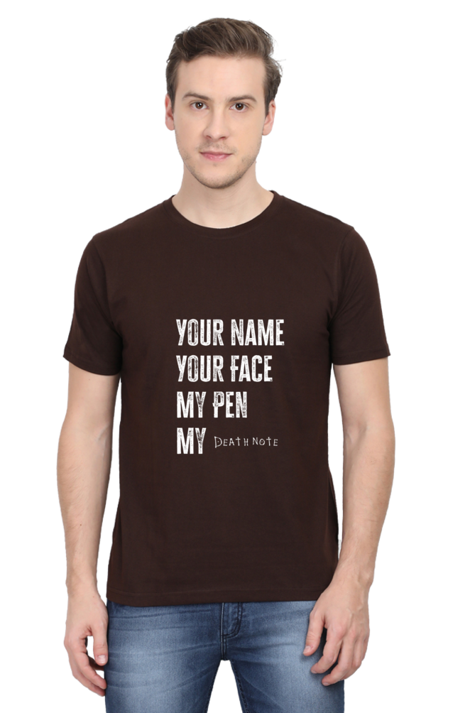 Death by Note Quote Unisex Cotton T-shirt - Xavi's World