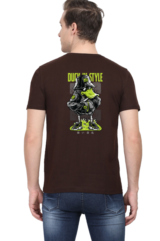 Xavi's Duck in Style Back Print Streetwear Unisex Tshirt - Xavi's World