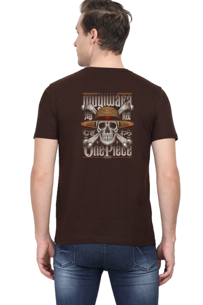 Mugiwara Pirate Art Back Print Unisex Cotton Tshirt - Xavi's World