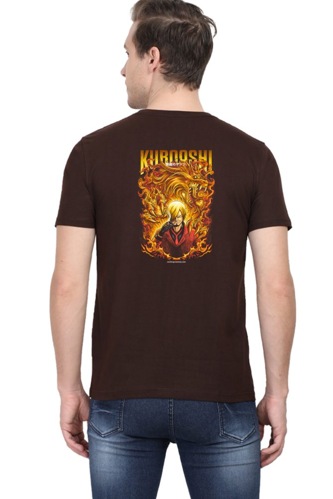Sanji Art Back Print Unisex Cotton Tshirt - Xavi's World