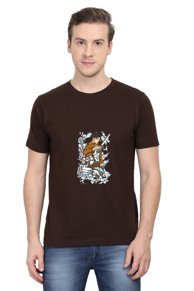 AOT Badass Levi Unisex Cotton T-shirt - Xavi's World