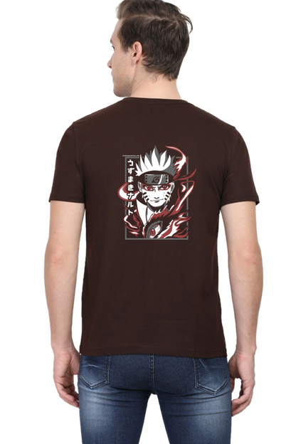 Anime Sage Rage Back Print Unisex Cotton Tshirt - Xavi's World