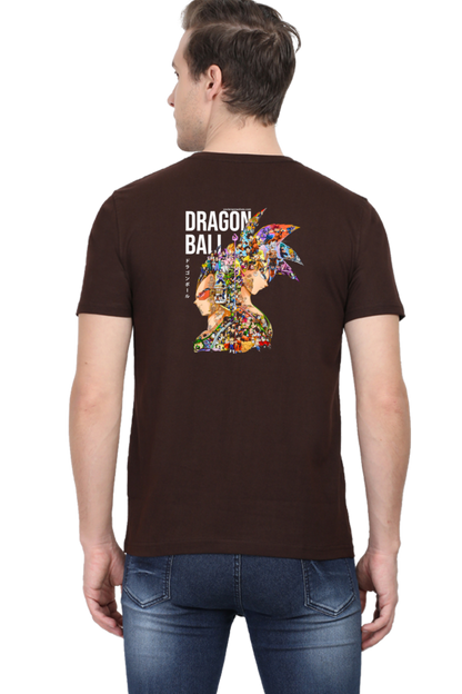 Dragon of Ball Mosaic Art Back Print Unisex Cotton Tshirt - Xavi's World