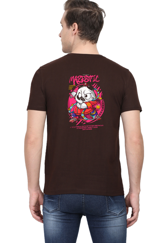 Xavi's Majestic Panda Back Print Streetwear Unisex Tshirt - Xavi's World