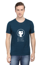 Load image into Gallery viewer, Xavi&#39;s Git Push Git Blame Unisex Cotton Coder Tshirt
