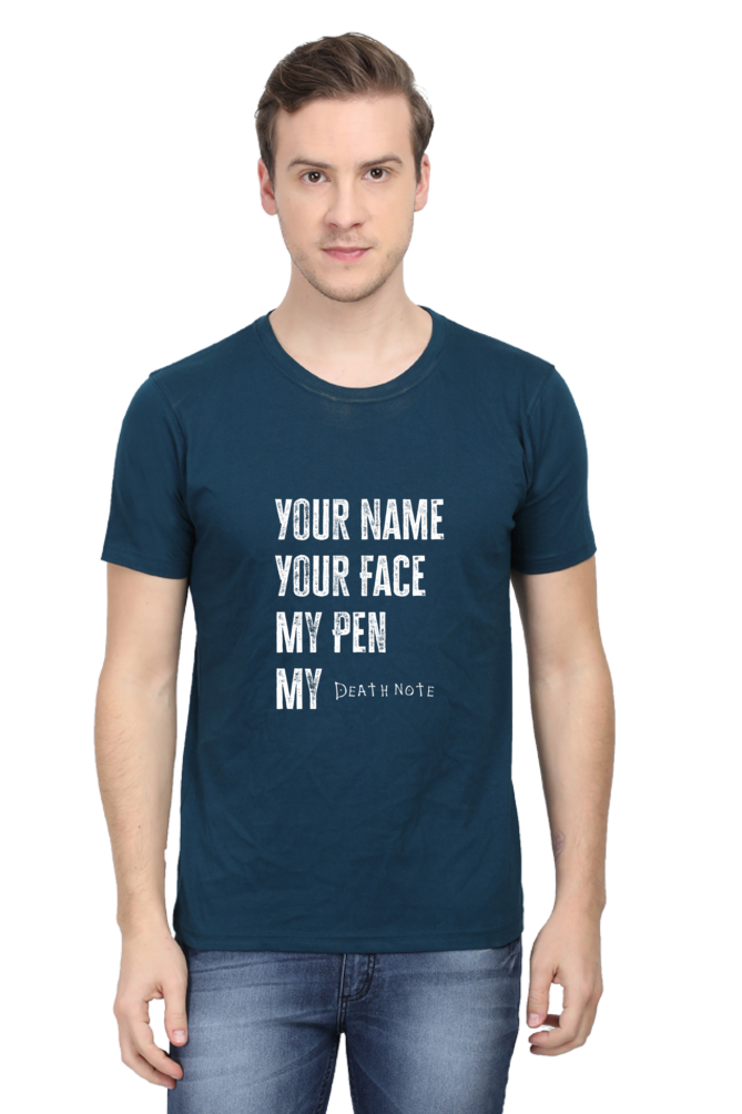 Death by Note Quote Unisex Cotton T-shirt - Xavi's World