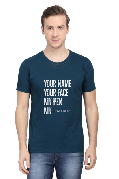 Death by Note Quote Unisex Cotton T-shirt - Xavi's World