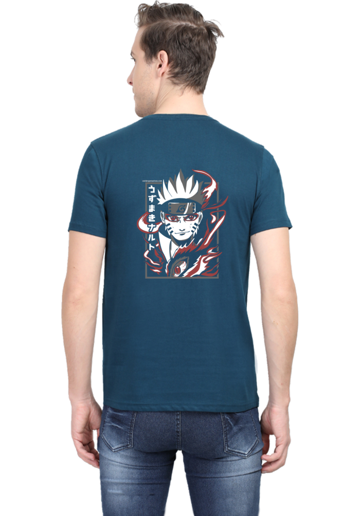 Anime Sage Rage Back Print Unisex Cotton Tshirt - Xavi's World