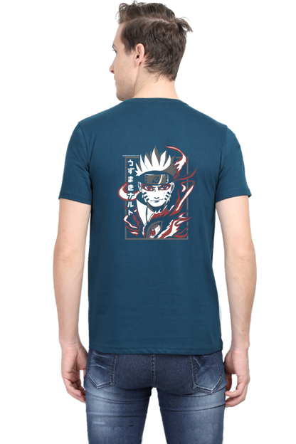 Anime Sage Rage Back Print Unisex Cotton Tshirt - Xavi's World