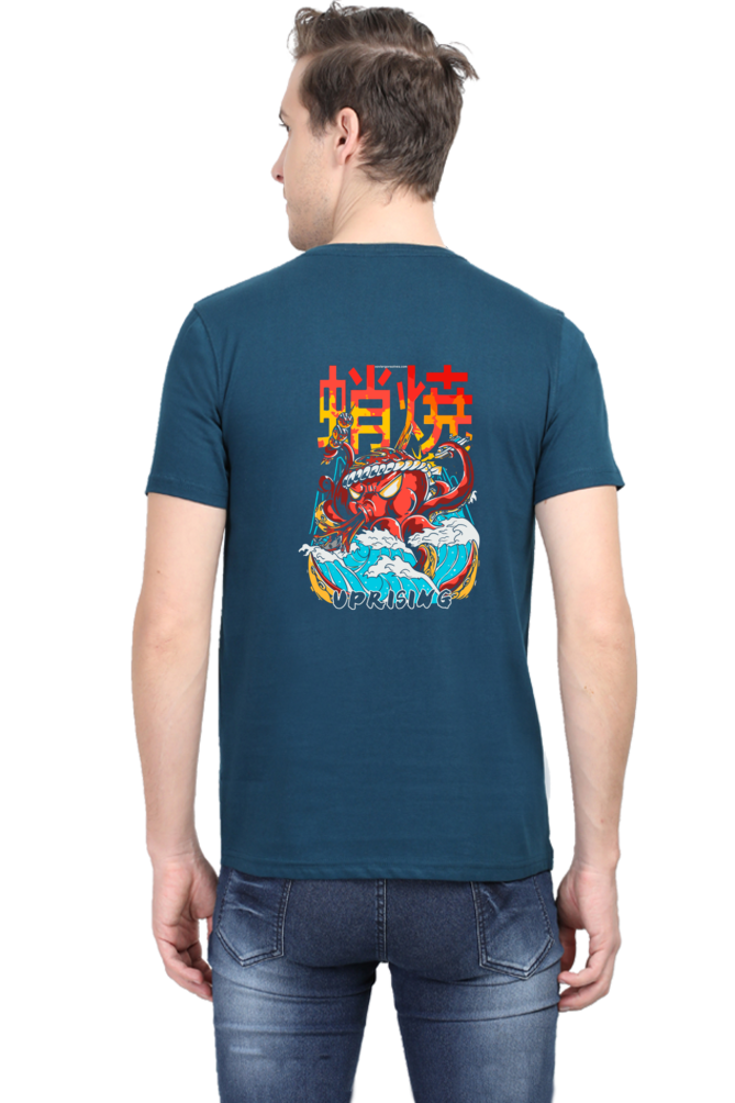 Xavi's Asian Food Kraken Uprising Back Print Streetwear Unisex Tshirt - Xavi's World
