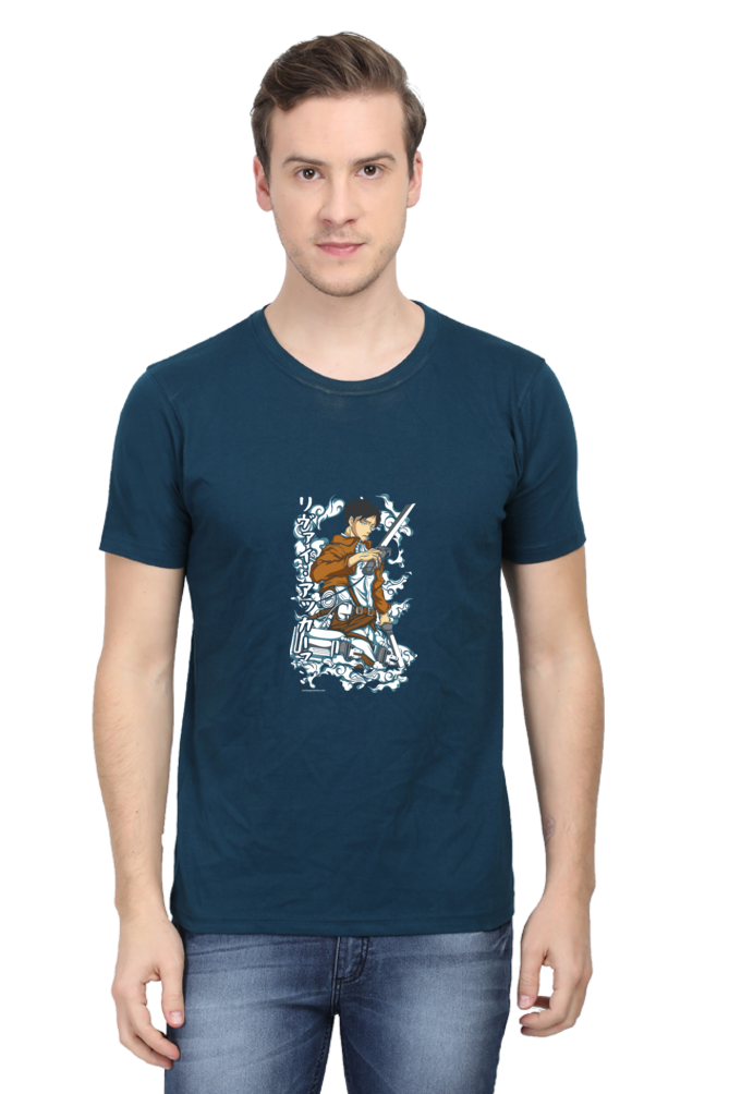 AOT Badass Levi Unisex Cotton T-shirt - Xavi's World