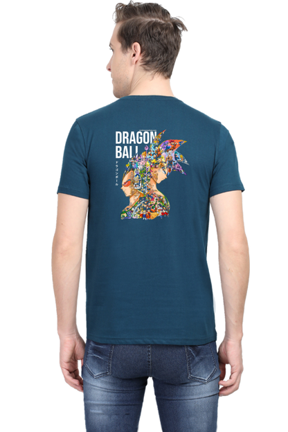 Dragon of Ball Mosaic Art Back Print Unisex Cotton Tshirt - Xavi's World