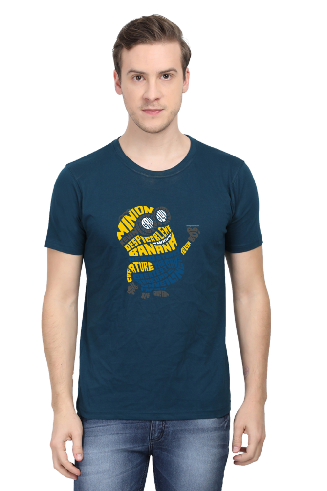 Minins Typography Cartoon Unisex Tshirt - Xavi's World