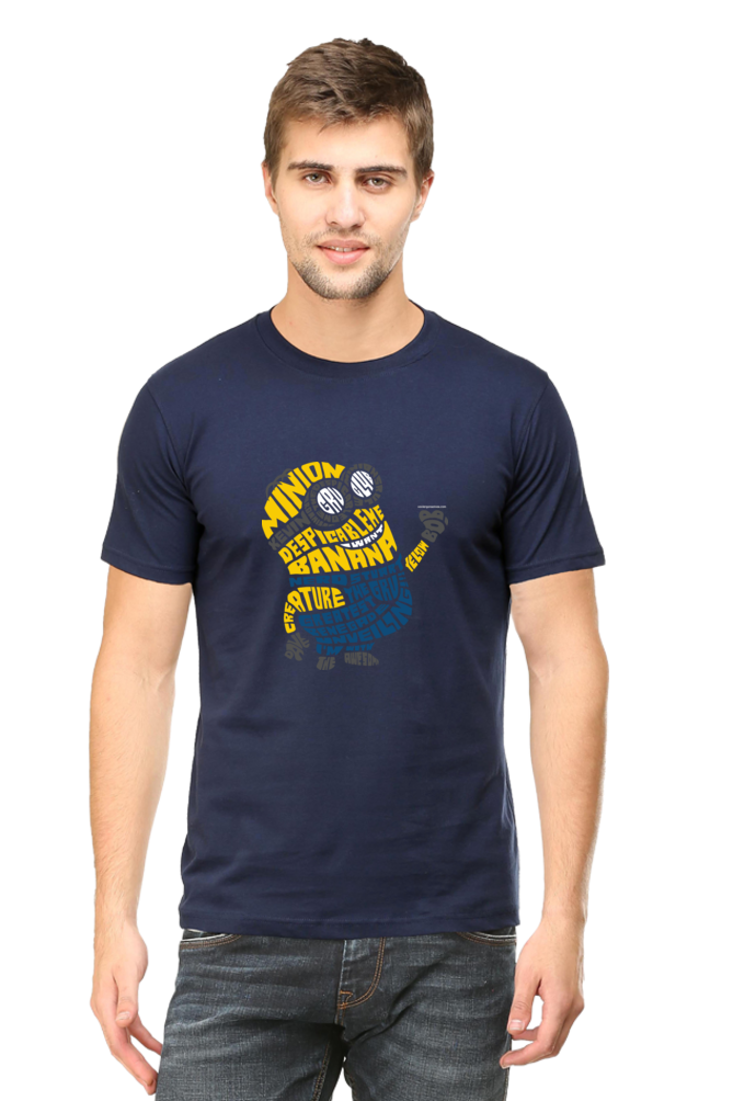 Minins Typography Cartoon Unisex Tshirt - Xavi's World