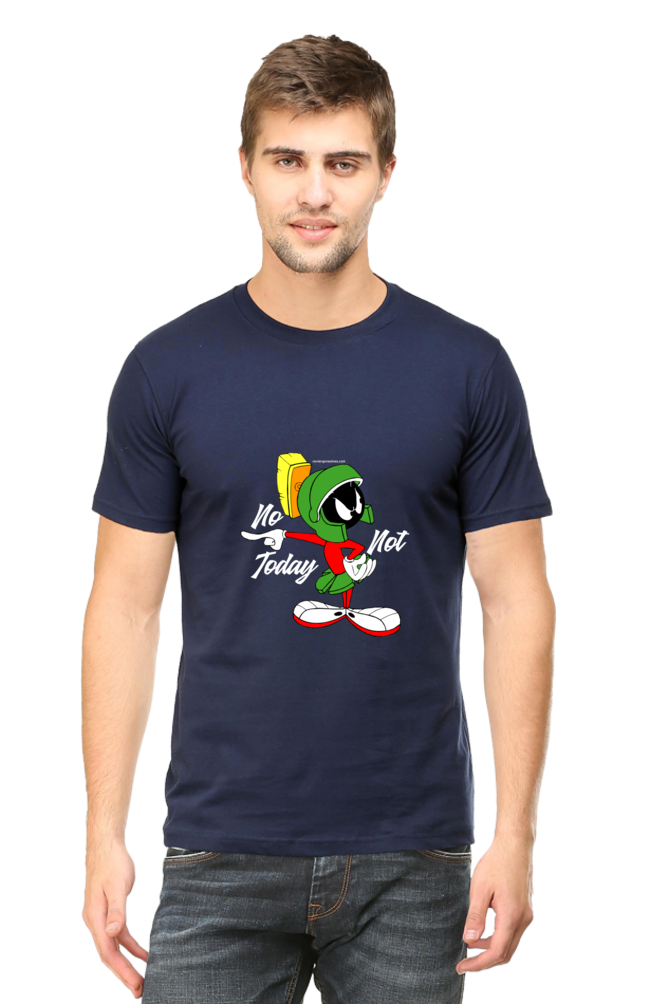 Cartoon Inspired Mars No Not Today Sarcastic Unisex Tshirt - Xavi's World