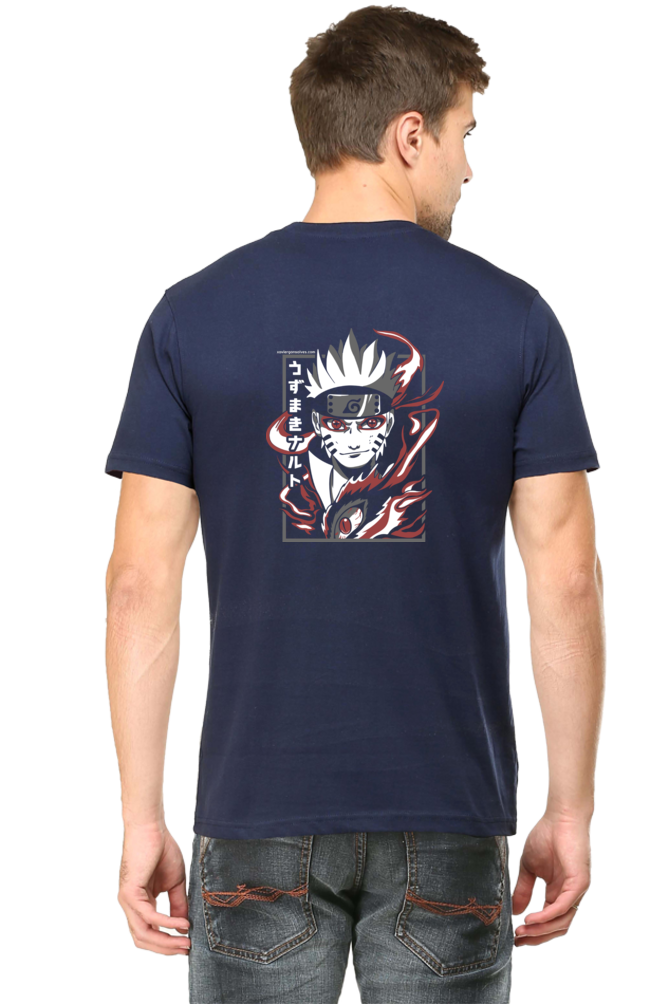 Anime Sage Rage Back Print Unisex Cotton Tshirt - Xavi's World