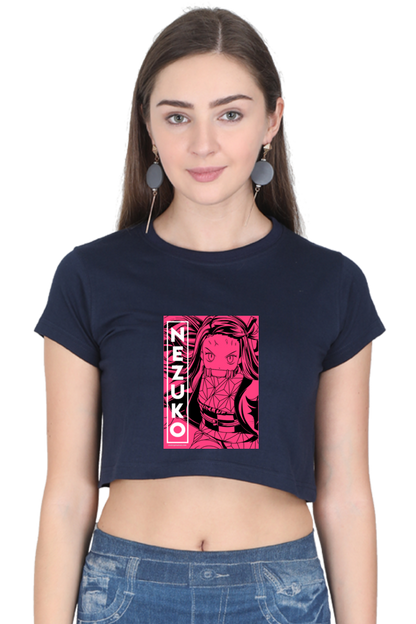 Nezuko Art Women's Cropped T-shirt - Xavi's World