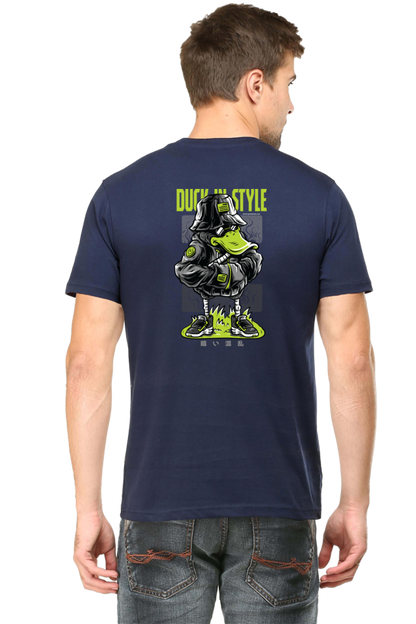 Xavi's Duck in Style Back Print Streetwear Unisex Tshirt - Xavi's World