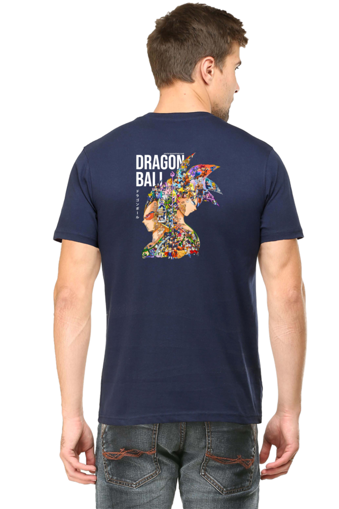 Dragon of Ball Mosaic Art Back Print Unisex Cotton Tshirt - Xavi's World