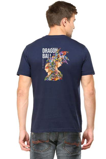 Dragon of Ball Mosaic Art Back Print Unisex Cotton Tshirt - Xavi's World