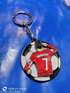 Fifa Famous Football Jersey Rotating Keychain (Multi Variant)