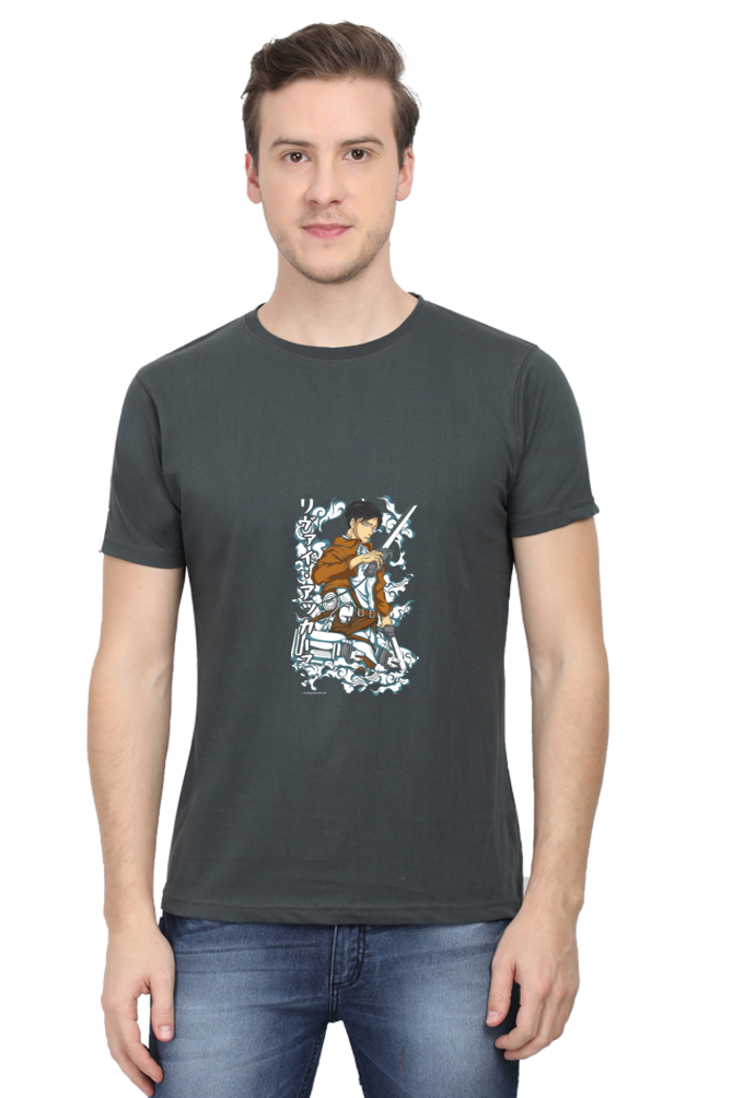 AOT Badass Levi Unisex Cotton T-shirt - Xavi's World
