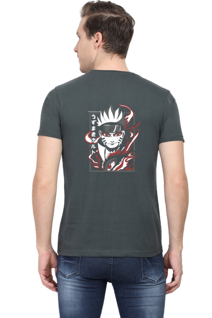 Anime Sage Rage Back Print Unisex Cotton Tshirt - Xavi's World