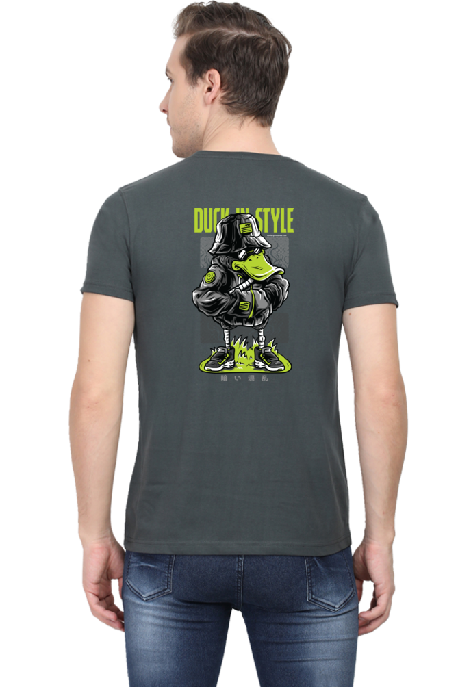 Xavi's Duck in Style Back Print Streetwear Unisex Tshirt - Xavi's World