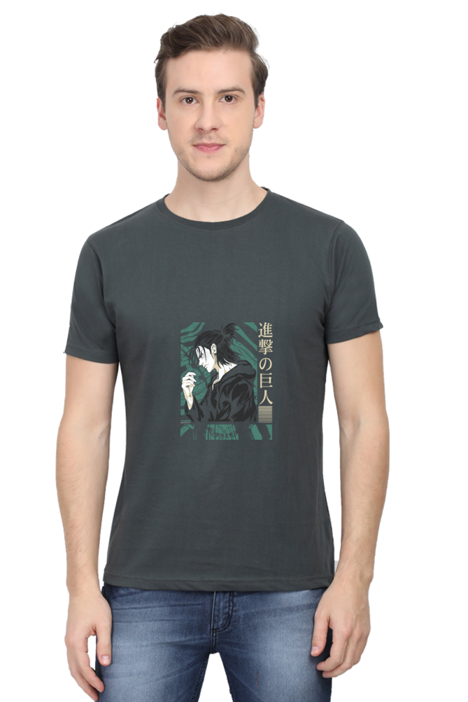 AOT Eren Art Unisex Cotton T-shirt - Xavi's World