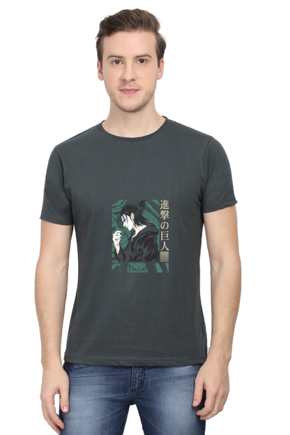 AOT Eren Art Unisex Cotton T-shirt - Xavi's World