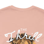 Xavi's Thrill of the Hunt Lion Art Back Print Streetwear Unisex Tshirt - Xavi's World