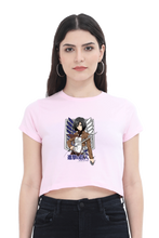 Load image into Gallery viewer, AOT Badass Woman Art Women&#39;s Cropped T-Shirt - Xavi&#39;s World
