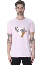 Load image into Gallery viewer, Martial Art Panda Typography Cartoon Unisex Tshirt - Xavi&#39;s World
