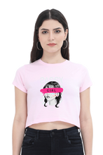 Load image into Gallery viewer, Sassy Girl Art Women&#39;s Cropped T-Shirt - Xavi&#39;s World
