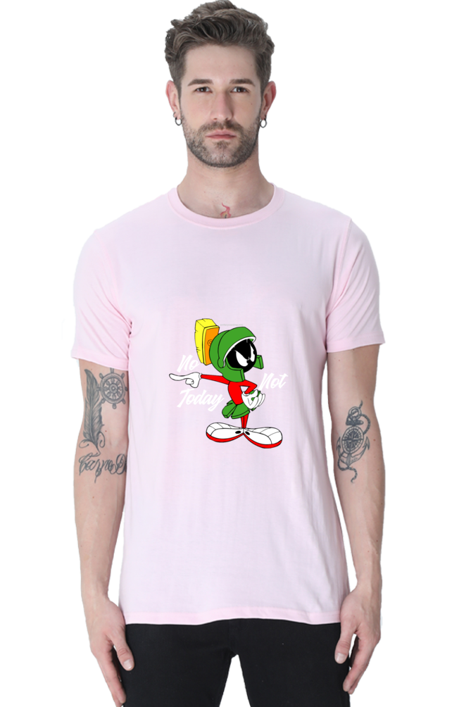 Cartoon Inspired Mars No Not Today Sarcastic Unisex Tshirt - Xavi's World