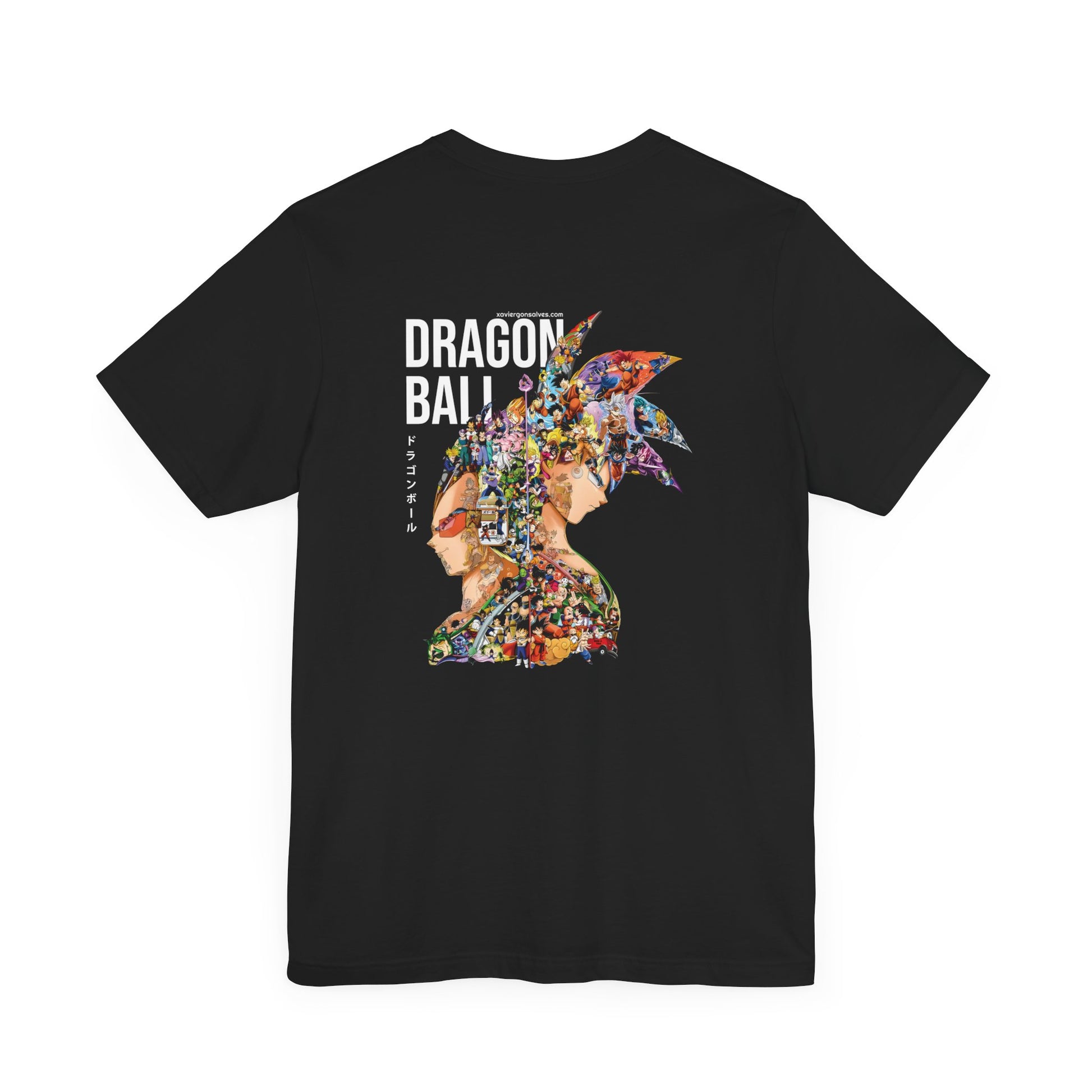 Dragon of Ball Mosaic Art Back Print Unisex Cotton Tshirt - Xavi's World