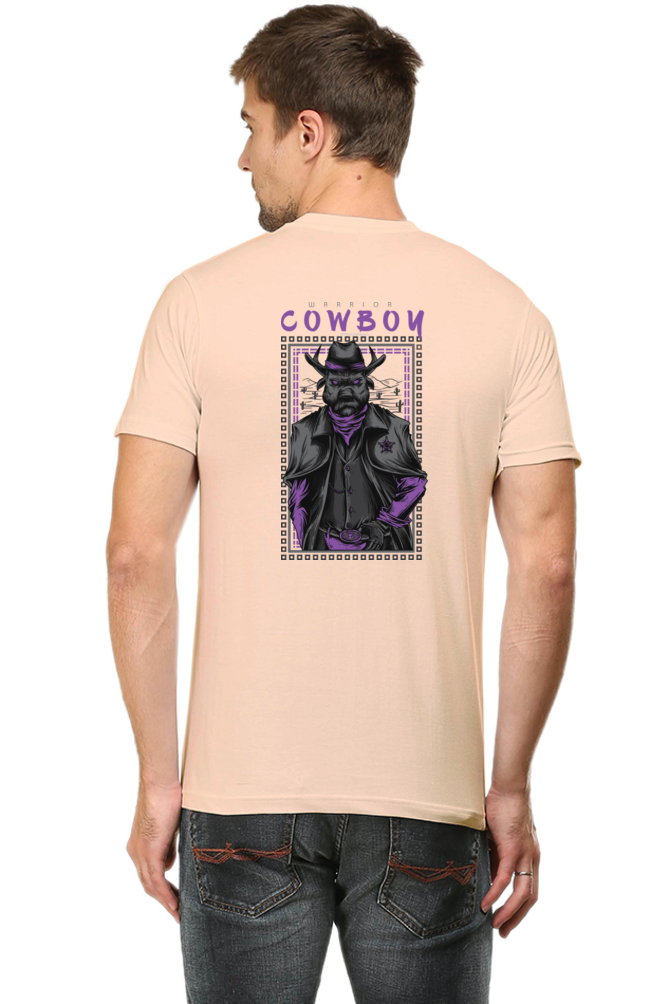 Xavi's Animal Cowboy Warrior Art Back Print Streetwear Unisex Tshirt - Xavi's World