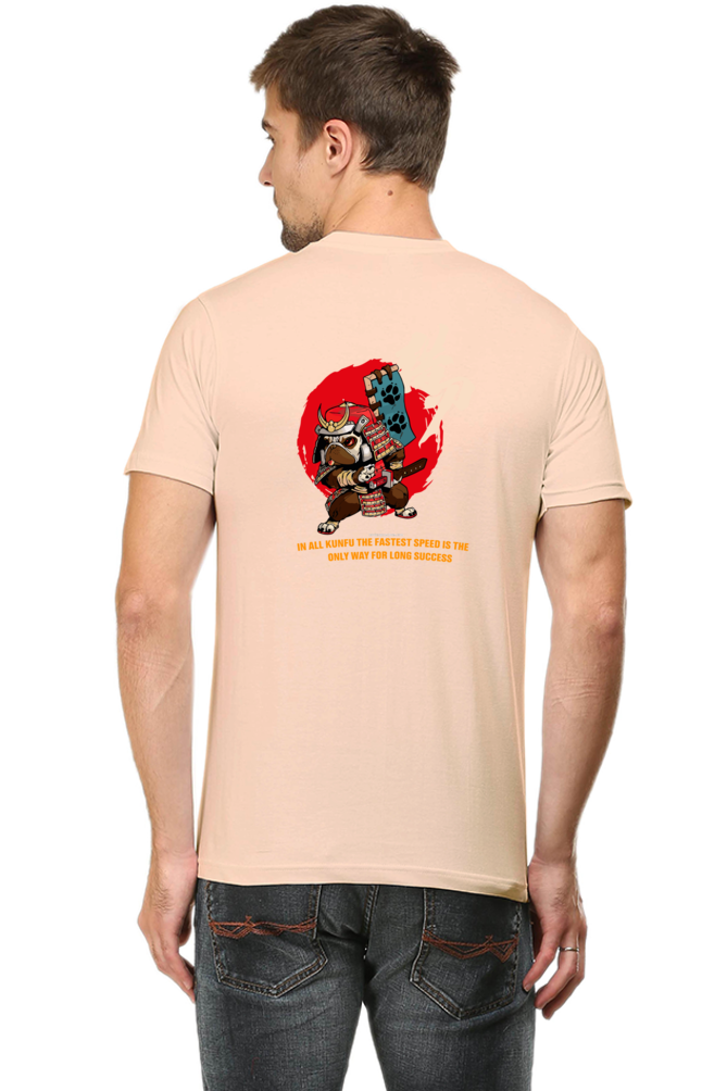 Xavi's Samurai Pug Back Print Streetwear Unisex Tshirt - Xavi's World