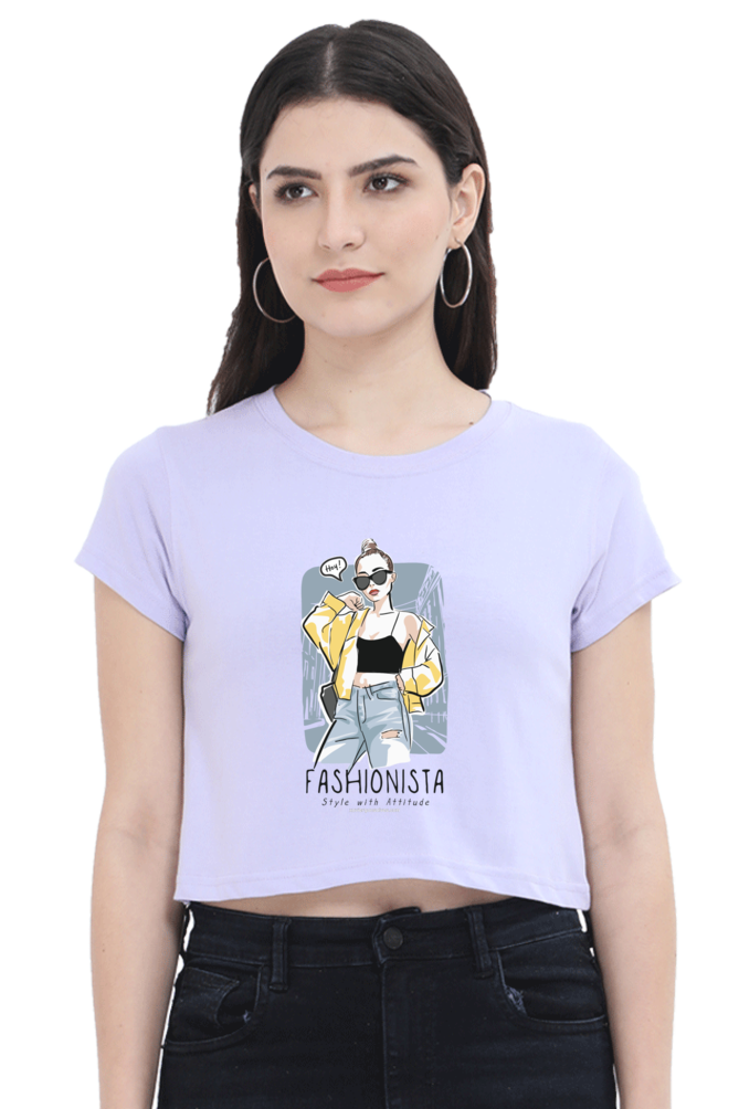 Fashionista Art Women's Cropped T-Shirt - Xavi's World