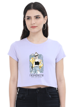 Load image into Gallery viewer, Fashionista Art Women&#39;s Cropped T-Shirt - Xavi&#39;s World
