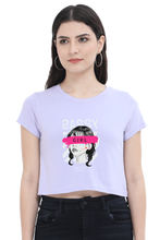 Load image into Gallery viewer, Sassy Girl Art Women&#39;s Cropped T-Shirt - Xavi&#39;s World
