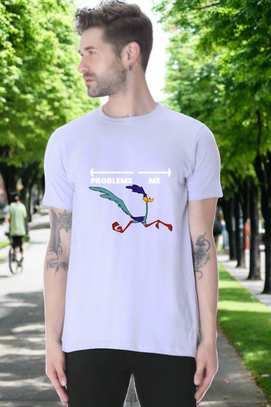 Cartoon Inspired I Run Away from Problems Unisex Tshirt - Xavi's World