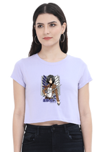 Load image into Gallery viewer, AOT Badass Woman Art Women&#39;s Cropped T-Shirt - Xavi&#39;s World
