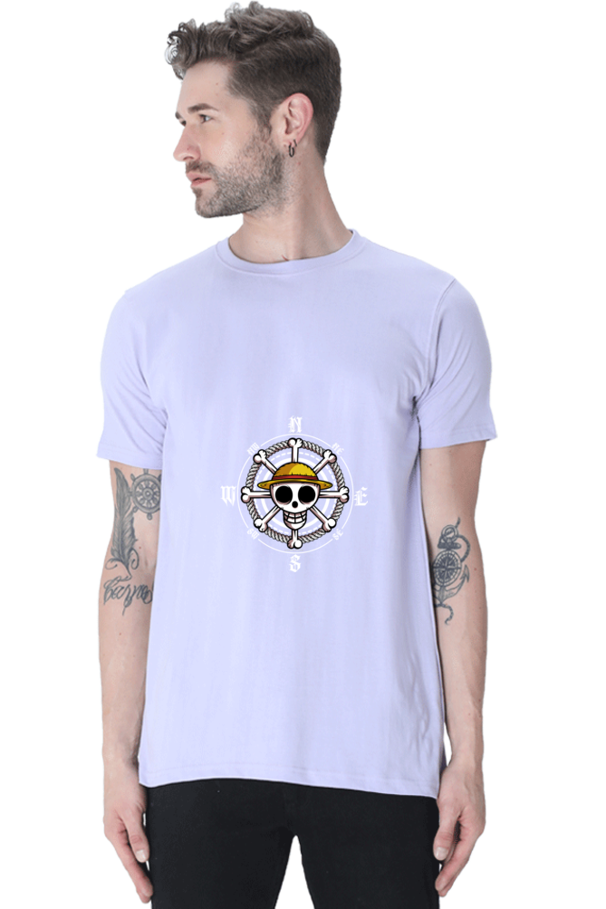 Anime Pirate Symbol Unisex Cotton T-shirt - Xavi's World