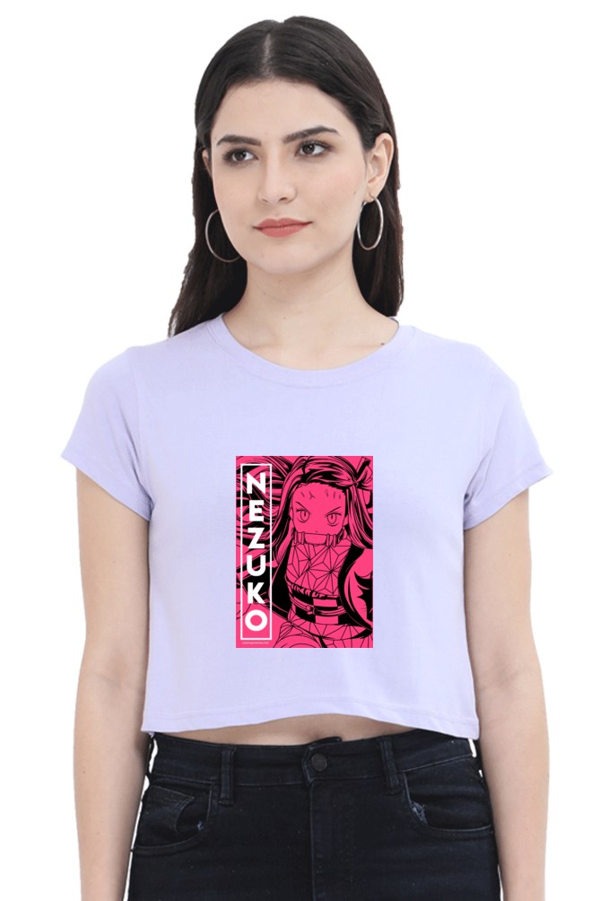 Nezuko Art Women's Cropped T-shirt - Xavi's World