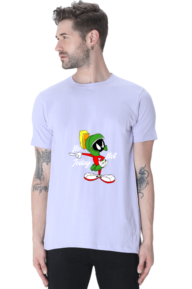 Cartoon Inspired Mars No Not Today Sarcastic Unisex Tshirt - Xavi's World