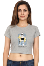 Load image into Gallery viewer, Fashionista Art Women&#39;s Cropped T-Shirt - Xavi&#39;s World
