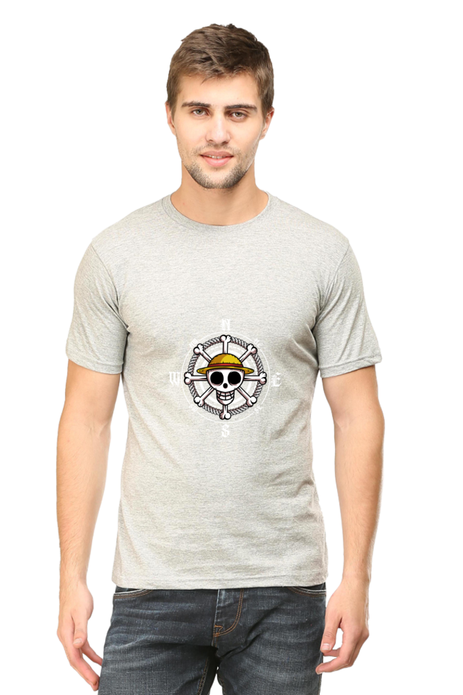 Anime Pirate Symbol Unisex Cotton T-shirt - Xavi's World