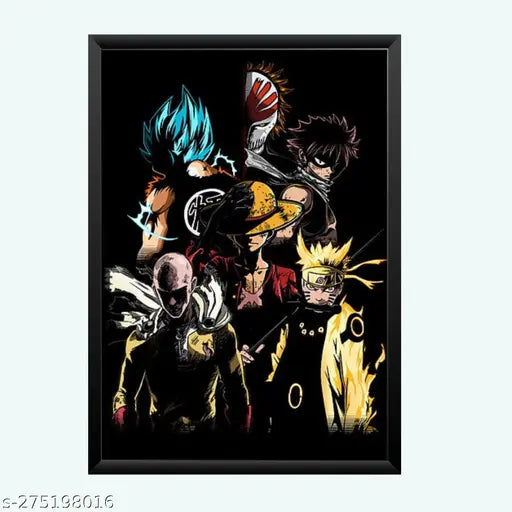 Anime Mash Up Photo Frame 5X7 Inch