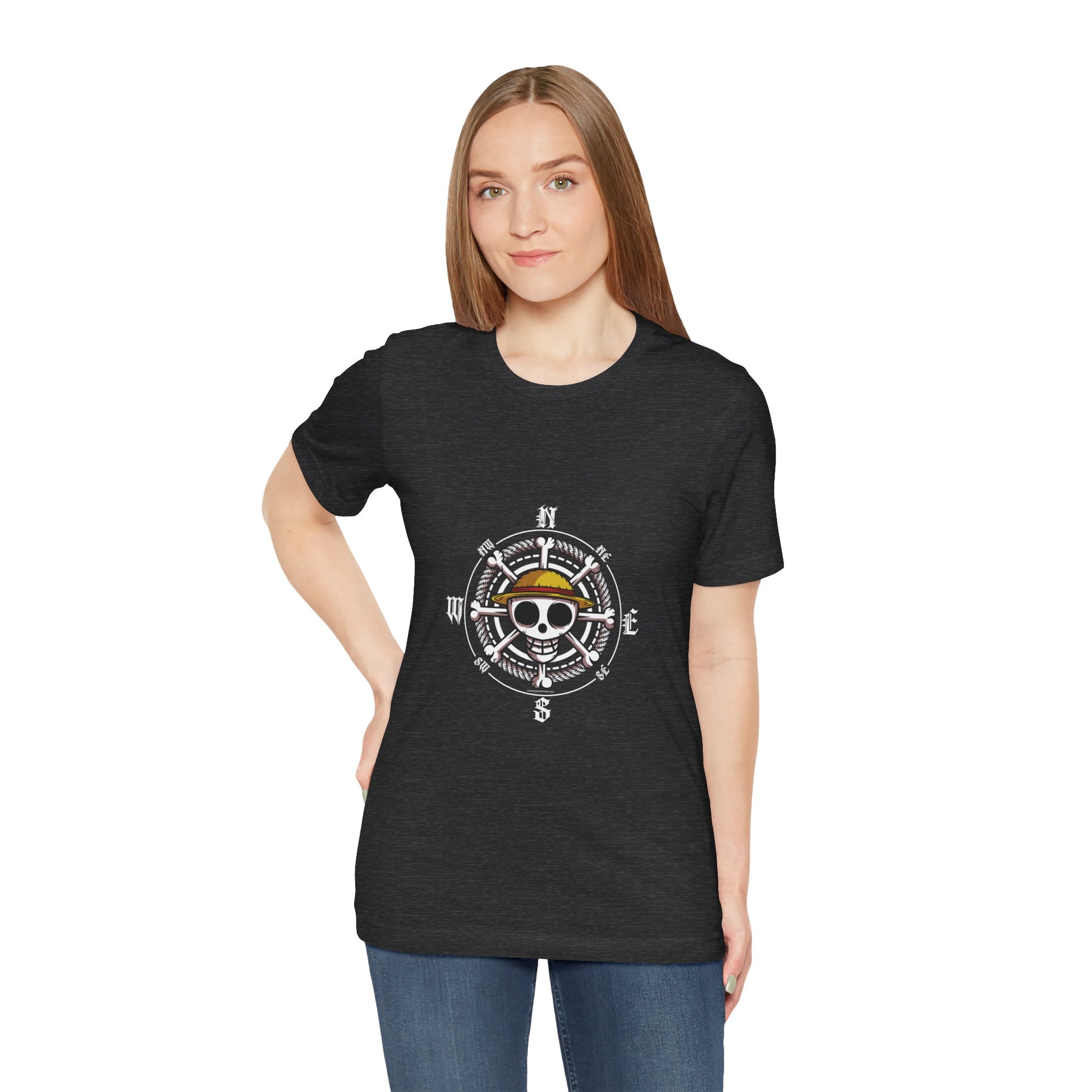 Anime Pirate Symbol Unisex Cotton Tshirt - Xavi's World